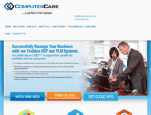 Tablet Screenshot of computercare.com
